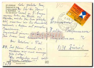 Postcard Modern Restaurant St Cergue Jura