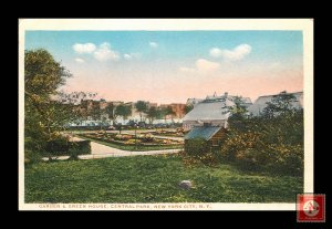 Garden & Green House, Central Park, New York City  
