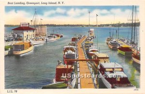 Boat Landing, Greenport, L.I., New York