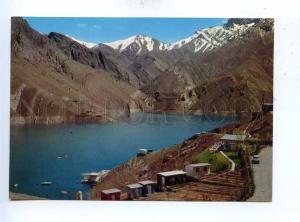 193008 IRAN TEHRAN Chalus road Karaj DAM old photo postcard