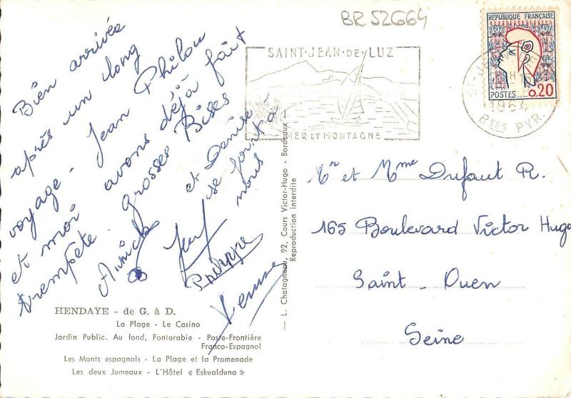 BR52664 La plage le casino Hendaye       France