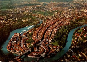 Switzerland Bern Aerial View