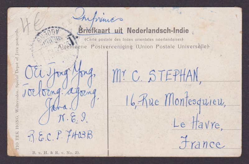 Postcard, DUTCH INDIES, Landscape Java