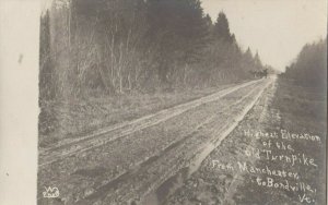 RP Old MANCHESTER-BONDVILLE Turnpike Vermont 1900-10s