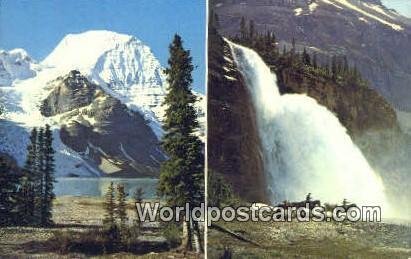 Mount Robson & Emperor Falls Jasper Canada 1957 