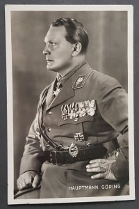 GERMANY THIRD 3rd REICH ORIGINAL NAZI POSTCARD GOERING