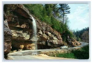 Vintage Bridal Veil Falls North Carolina Postcard F110E