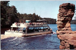 Chrome BOAT SCENE Wisconsin Dells - Near Baraboo & Portage WI AH7621