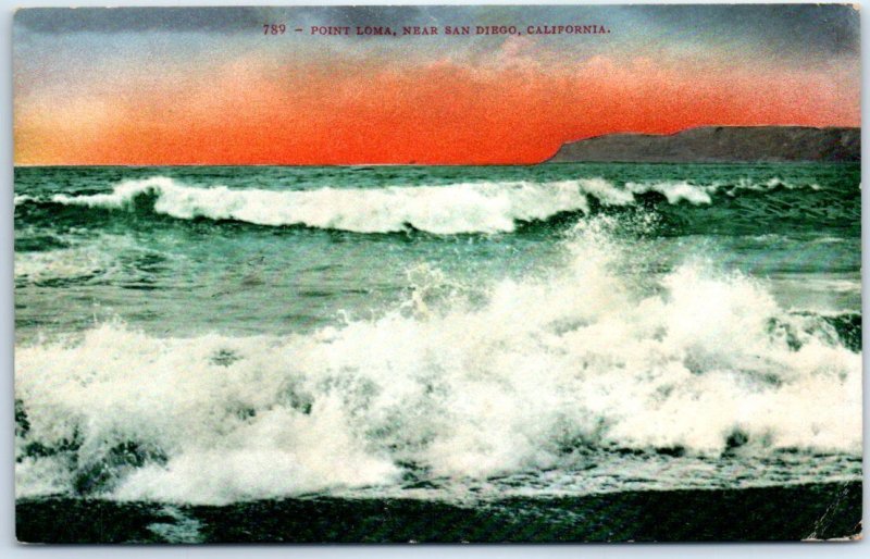 Postcard - Point Loma - San Diego, California