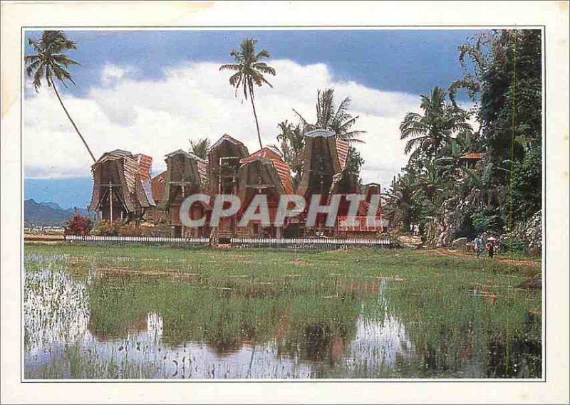 Postcard Modern Indonesia famous