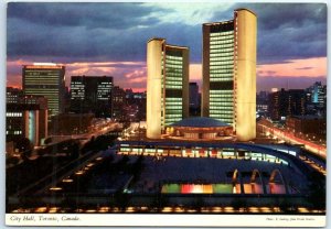 Postcard - City Hall - Toronto, Canada