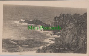 Cornwall Postcard - Lands End, Rough Seas, Cornish Coast RS33078