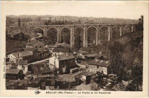 CPA BELLAC - Le Viaduc et les Tanneries (122510)