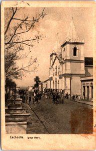 Brazil Cachoeira Igreja Matriz Vintage Postcard C006