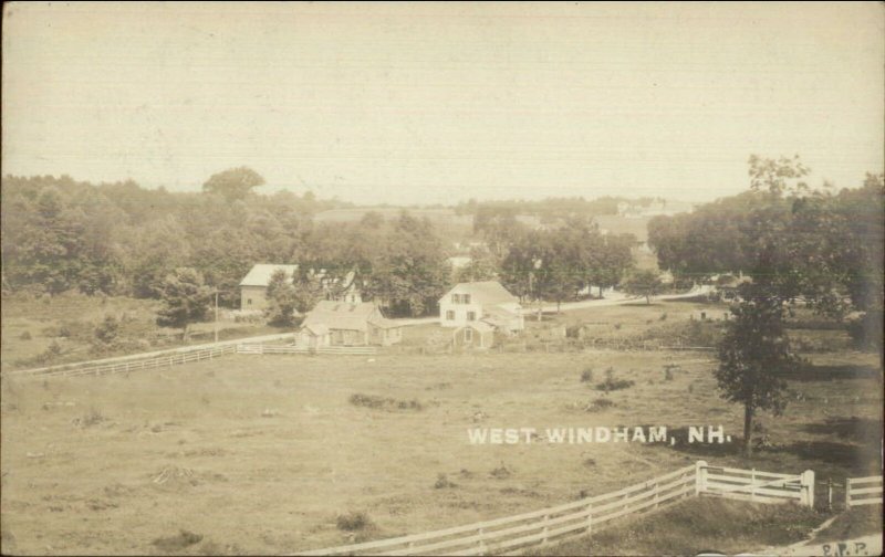 West Windham NH 1906 Used Real Photo Postcard