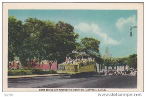 Sight seeing car around the Mountain, Montreal, Canada,   30-40s