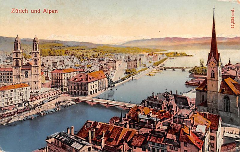 Zurich und Alpen Switzerland Unused 