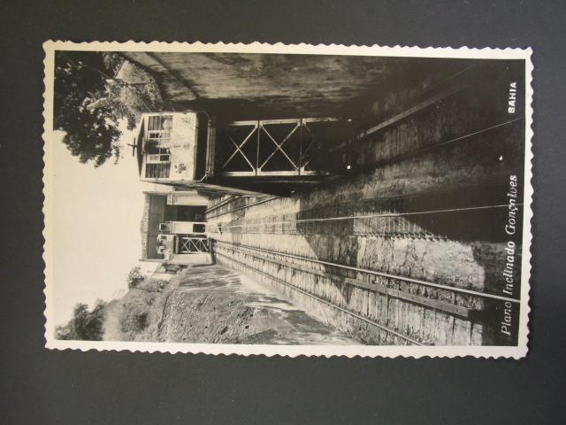 BAHIA BRAZIL Plano Inclinado RAILWAY RR Old Postcard
