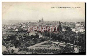 Old Postcard Clermont Ferrand general view