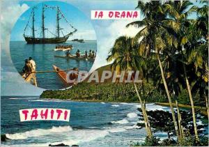  Moderne Postkarte Ia Orana Tahiti