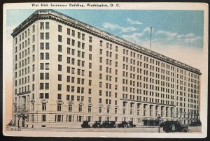 Vintage Postcard 1917-1919 War Risk Insurance Building, Washington, DC