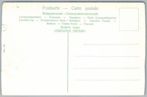 MULTIPLE BABIES ORCHESTRA ANTIQUE POSTCARD