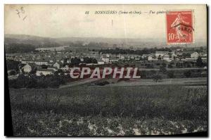 Old Postcard General view Bonnieres