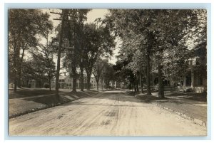 1907 West St. Dirt Road Northampton Massachusetts MA RPPC Photo Postcard