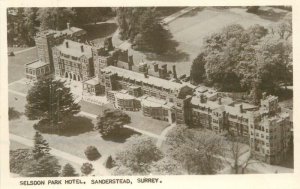 UK 1930s Sanderstead Surrey Selsdon Park Hotel PPC Photo Postcard 22-7547