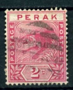 509628 Malaysia state 1892 year Perak Tiger stamp