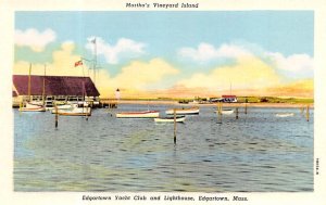 Edgartown Yacht Club and Lighthouse Edgartown Edgartown, Massachusetts MA  