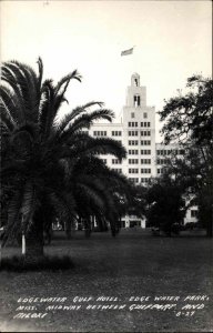 Gulfport Mississippi MS Edgewater Gulf Hotel Real Photo Vintage Postcard