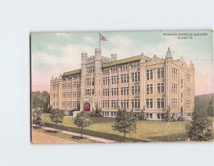 Postcard Woman's Institute Building, Scranton, Pennsylvania