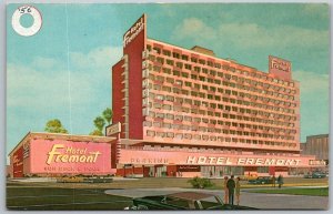 Las Vegas Nevada 1956 Postcard Fremont Hotel Casino