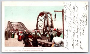 1903 Looping The Loop Atlantic City New Jersey NJ Roller Coaster Posted Postcard