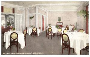 2914 CA Los Angeles  Bullock´s  Restaurant  Interior Gray Room 1916