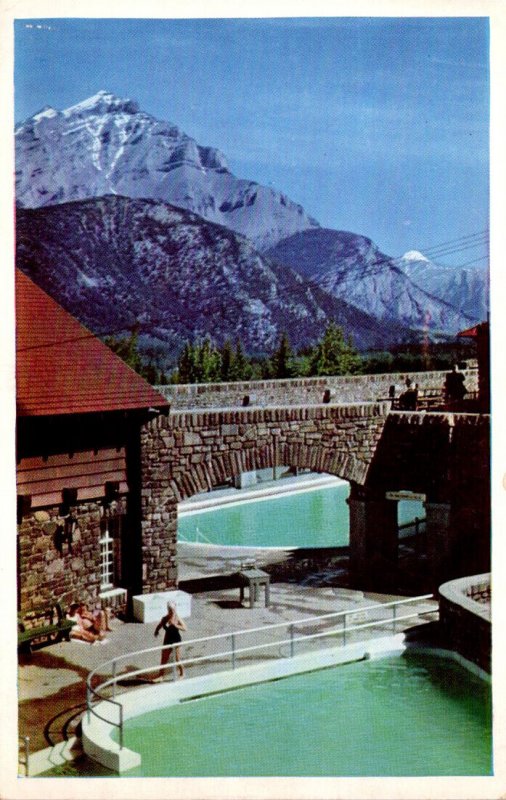 Canada Banff Mineral Springs The Cave and Basin Pool