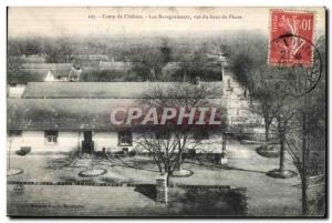 Postcard Old Army Barracks Camp Chalons The Lighthouse Top View