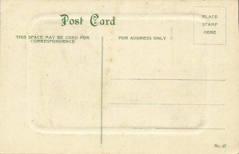 china, TIENTSIN TIANJIN, Victoria Road (1910s) Blue Embossed Postcard No. 27