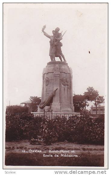 RP, Rond-Point Et Ecole De Medecine, Dakar, Senegal, 1920-1940s