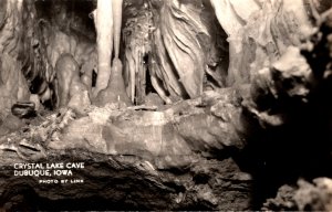 Iowa Dubuque Crystal Lake Cave Real Photo