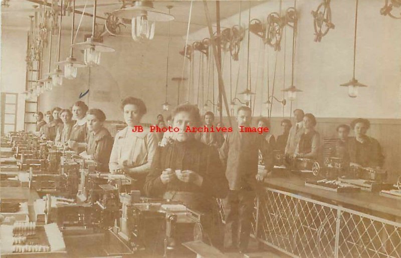 Unknown Location, RPPC, Vienna Austria Clothing Factory? Women Workers