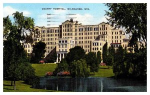 Postcard HOSPITAL SCENE Milwaukee Wisconsin WI AP1817