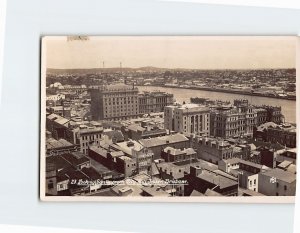 Postcard Looking South from City Hall Tower Brisbane Australia