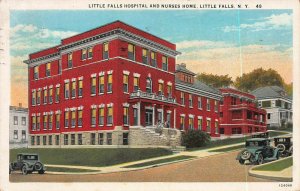 Little Falls Hospital & Nurses Home,  Little Falls, N.Y., Postcard, Used in 1941