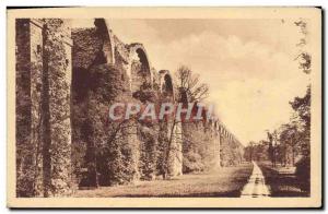 Old Postcard Aqueduct Maintenon