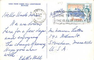 View From Gibbs Hill Lighthouse Bermuda Postcard