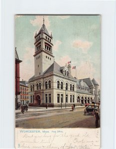 Postcard Post Office, Worcester, Massachusetts