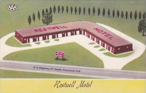 Indiana Vincennes Restwell Motel