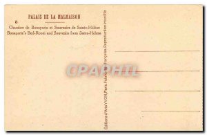 Old Postcard Palace Mlmaison Chamber of Bonaparte and St. Helene Memories